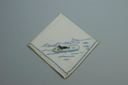 Image of Embroidered handkerchief with seal on ice
